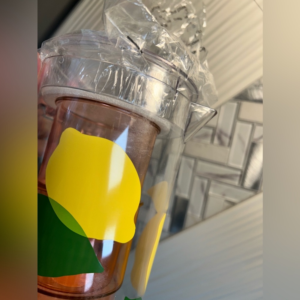 Kate Spade Lemon Pitcher and Stackable Cups Set - Picture 5 of 9